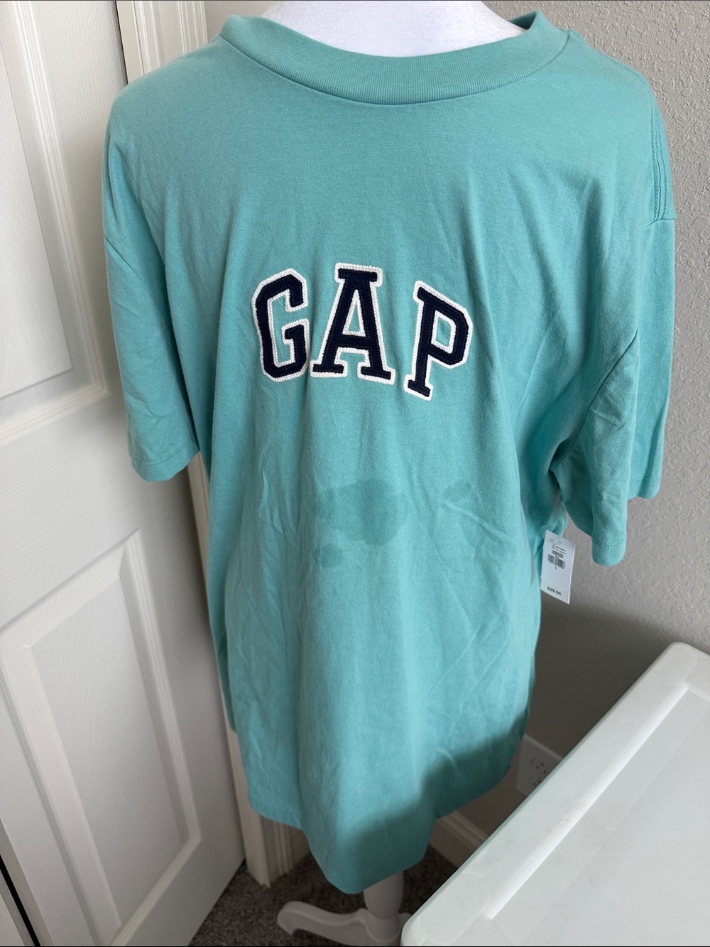 GAP Teal  Logo Short Sleeve Tee